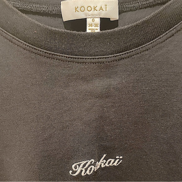 Two Kookai Cropped Tees - Picture 3 of 4